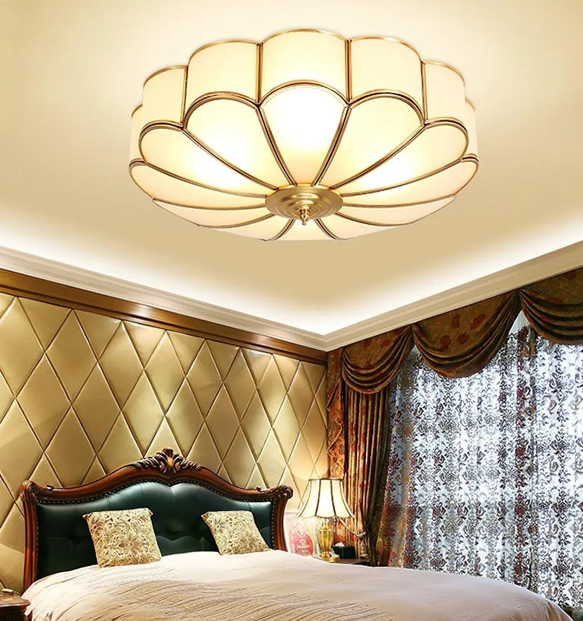 Flower Shape Glass Recessed Ceiling Light - Yiarolight