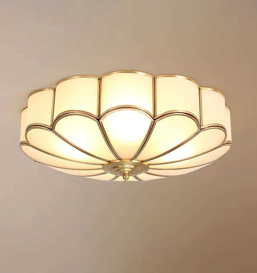 Flower Shape Glass Recessed Ceiling Light - Yiarolight