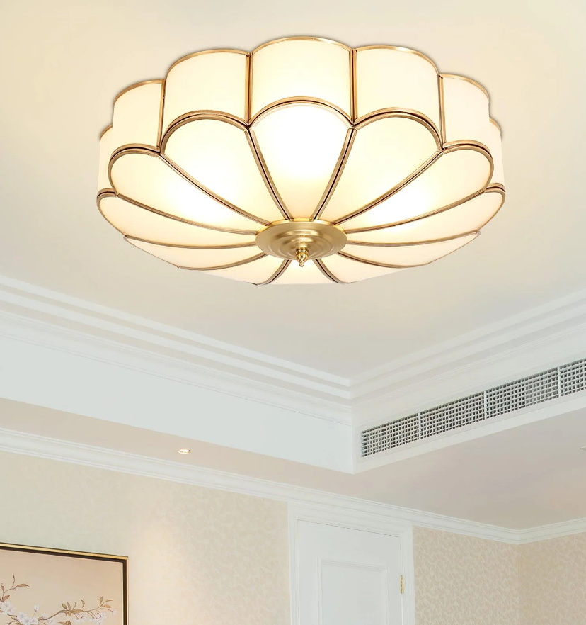 Flower Shape Glass Recessed Ceiling Light - Yiarolight