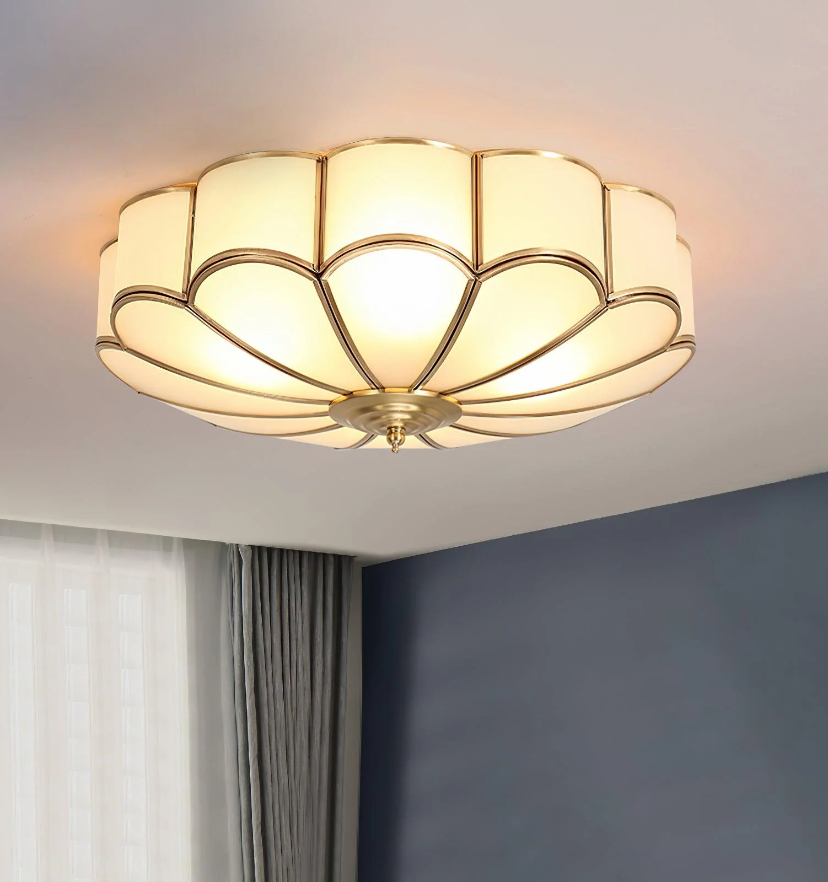 Flower Shape Glass Recessed Ceiling Light - Yiarolight