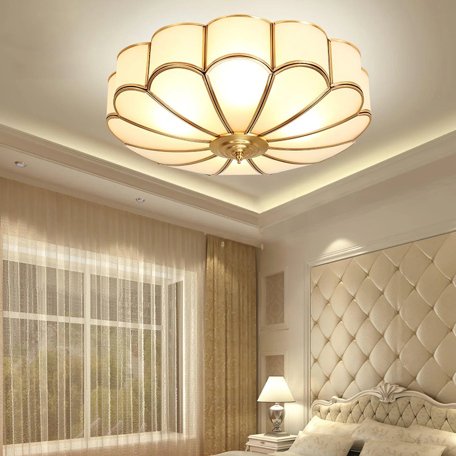 Flower Shape Glass Recessed Ceiling Light - Yiarolight