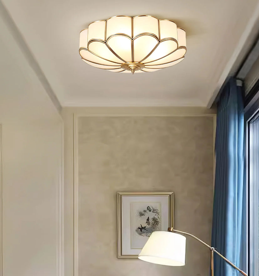 Flower Shape Glass Recessed Ceiling Light - Yiarolight