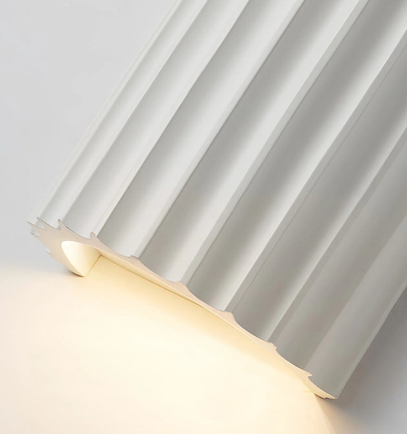 Fluted Resin Wall Lamp - Auraolight
