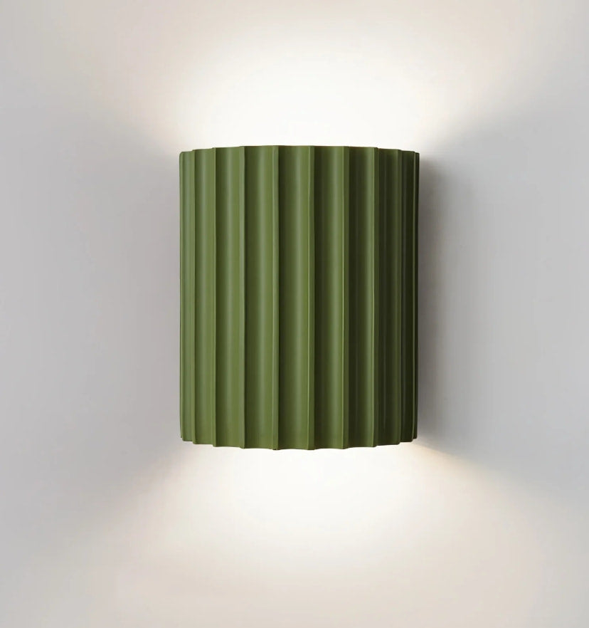 Fluted Resin Wall Lamp - Auraolight
