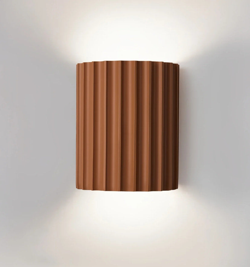 Fluted Resin Wall Lamp - Auraolight