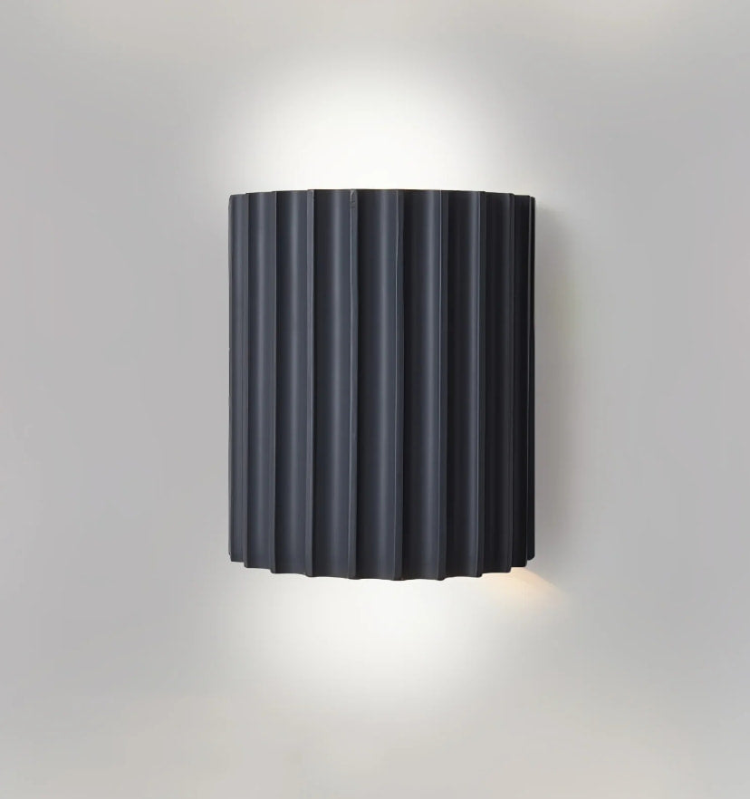 Fluted Resin Wall Lamp - Auraolight