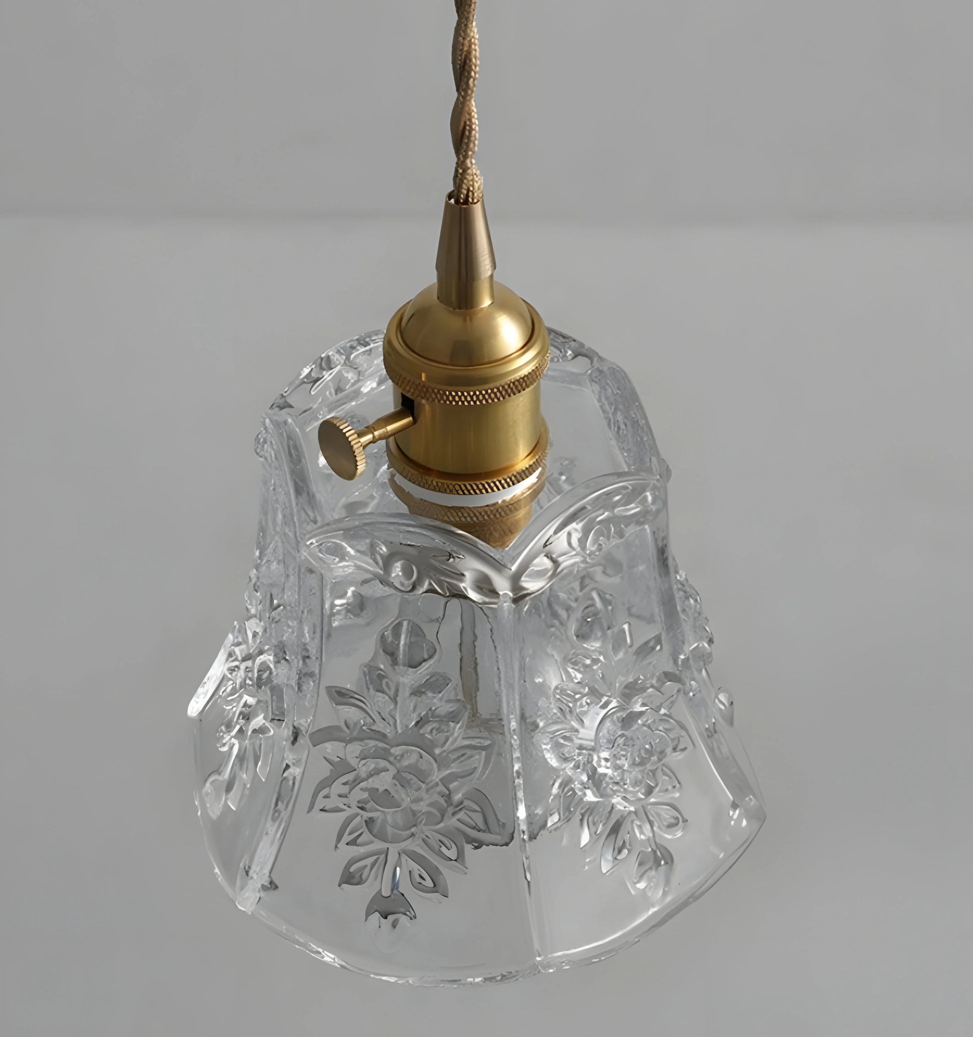 French Relief Glass Pendant Lamp - Auraolight