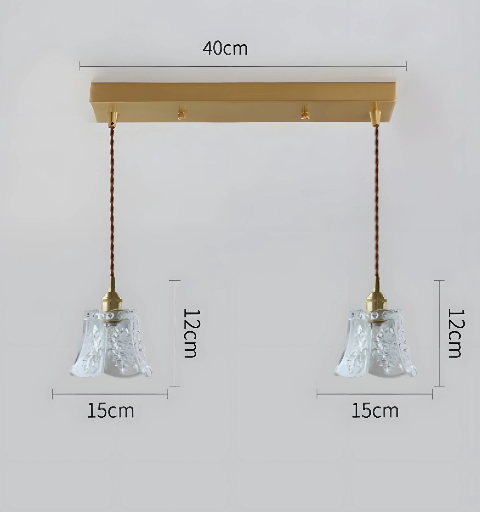 French Relief Glass Pendant Lamp - Auraolight