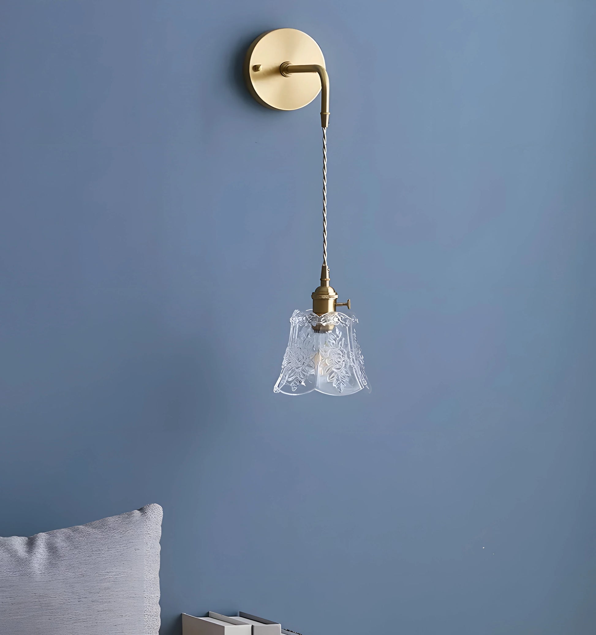 French Relief Glass Pendant Lamp - Auraolight