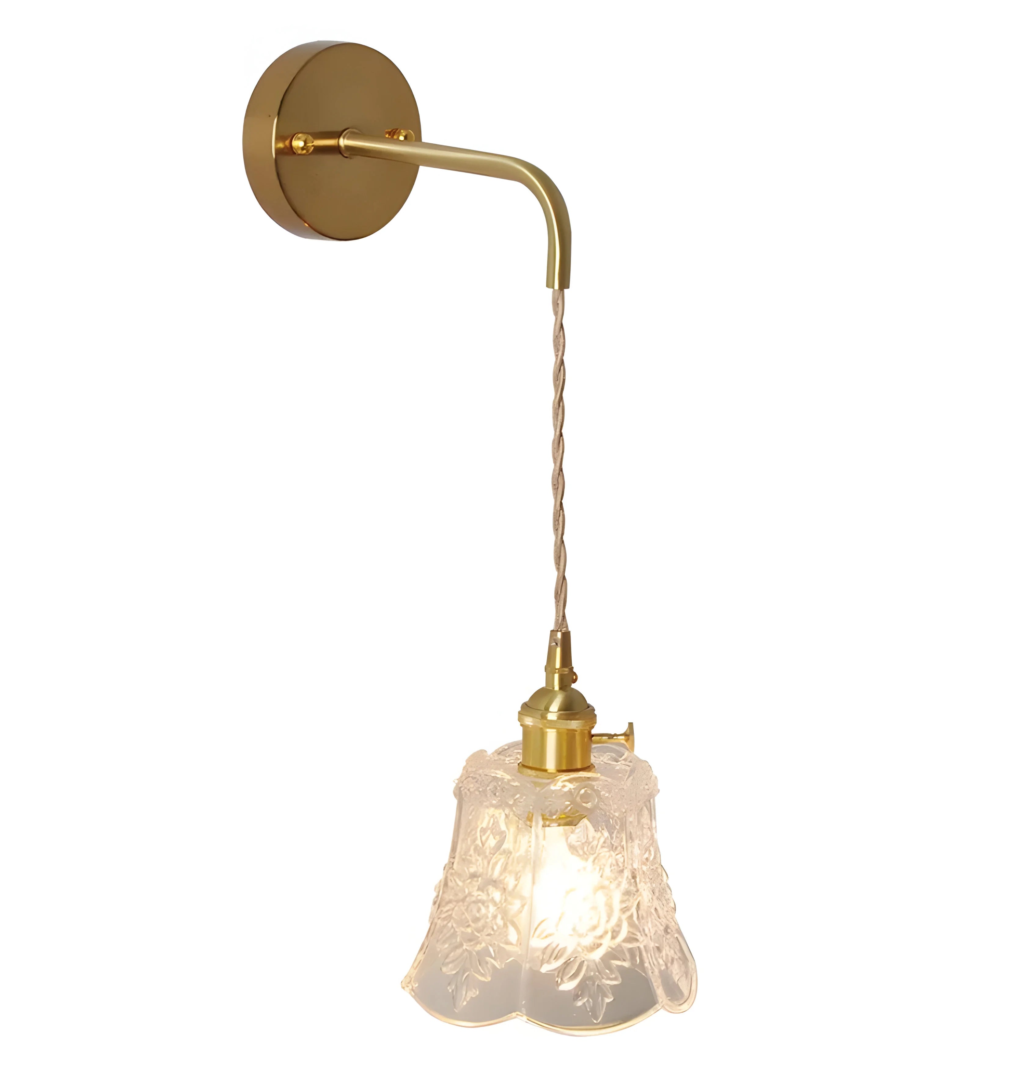 French Relief Glass Pendant Lamp - Auraolight