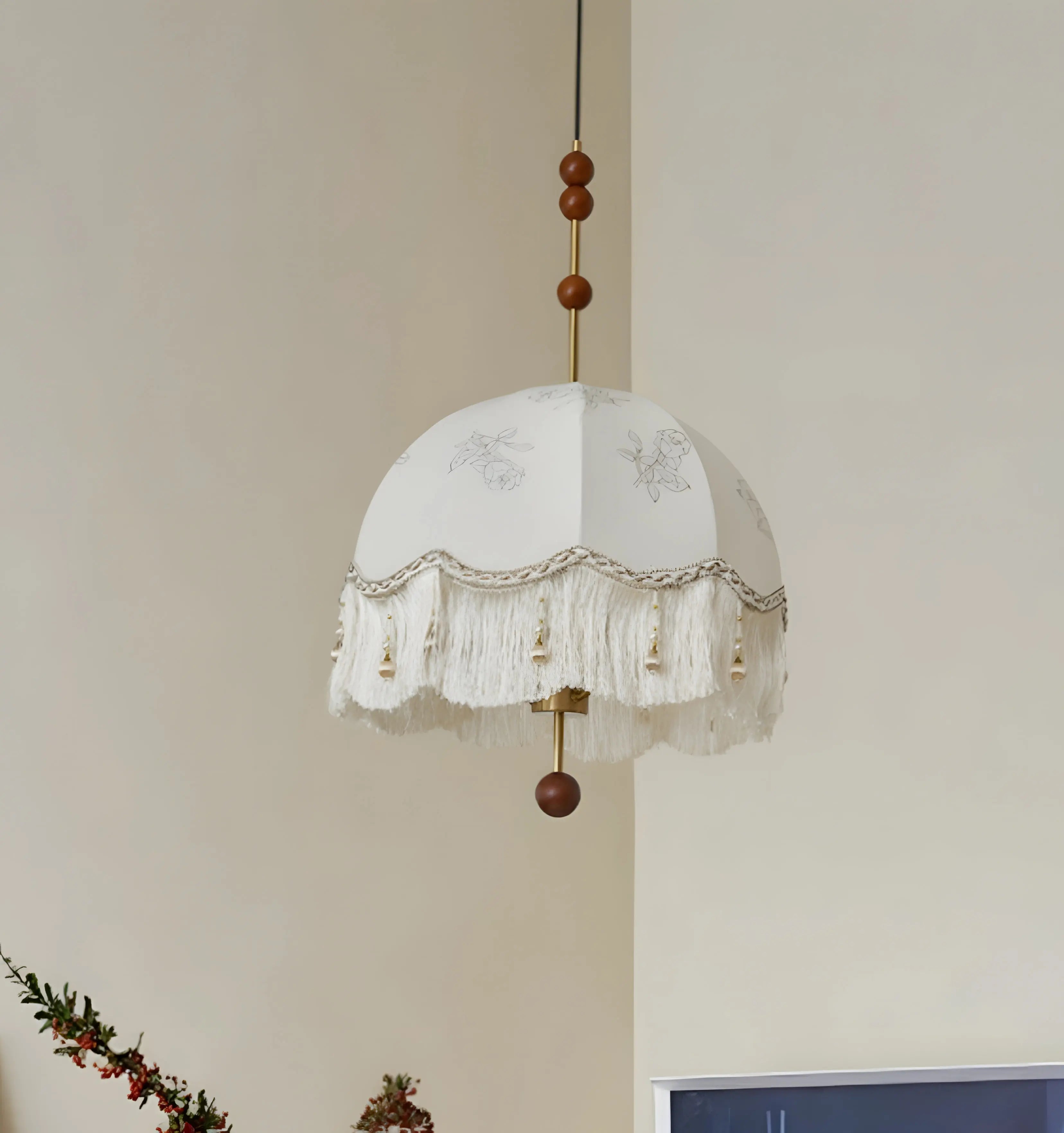 Frill Fringe Pendant Lamp - Yiarolight