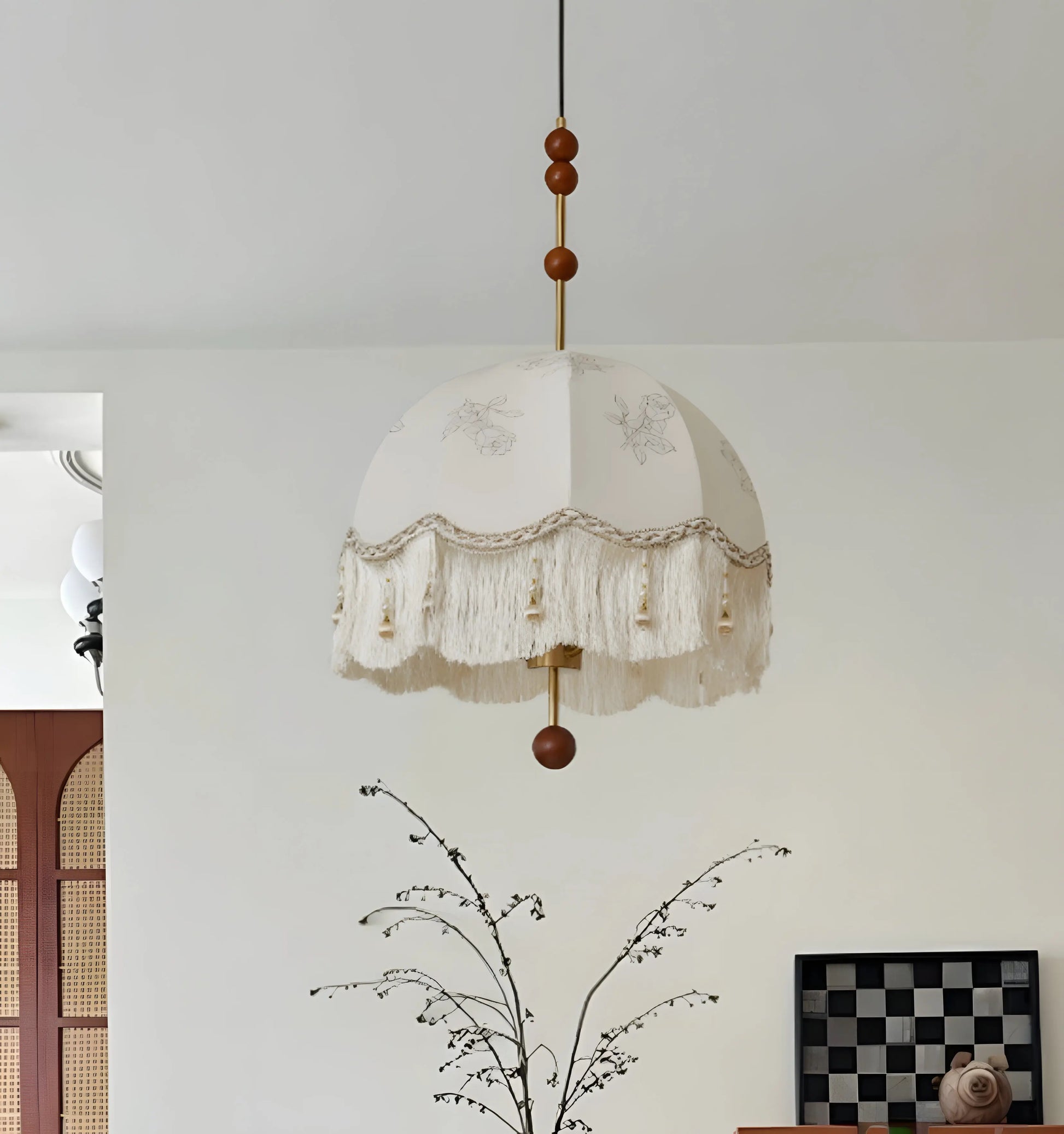 Frill Fringe Pendant Lamp - Yiarolight