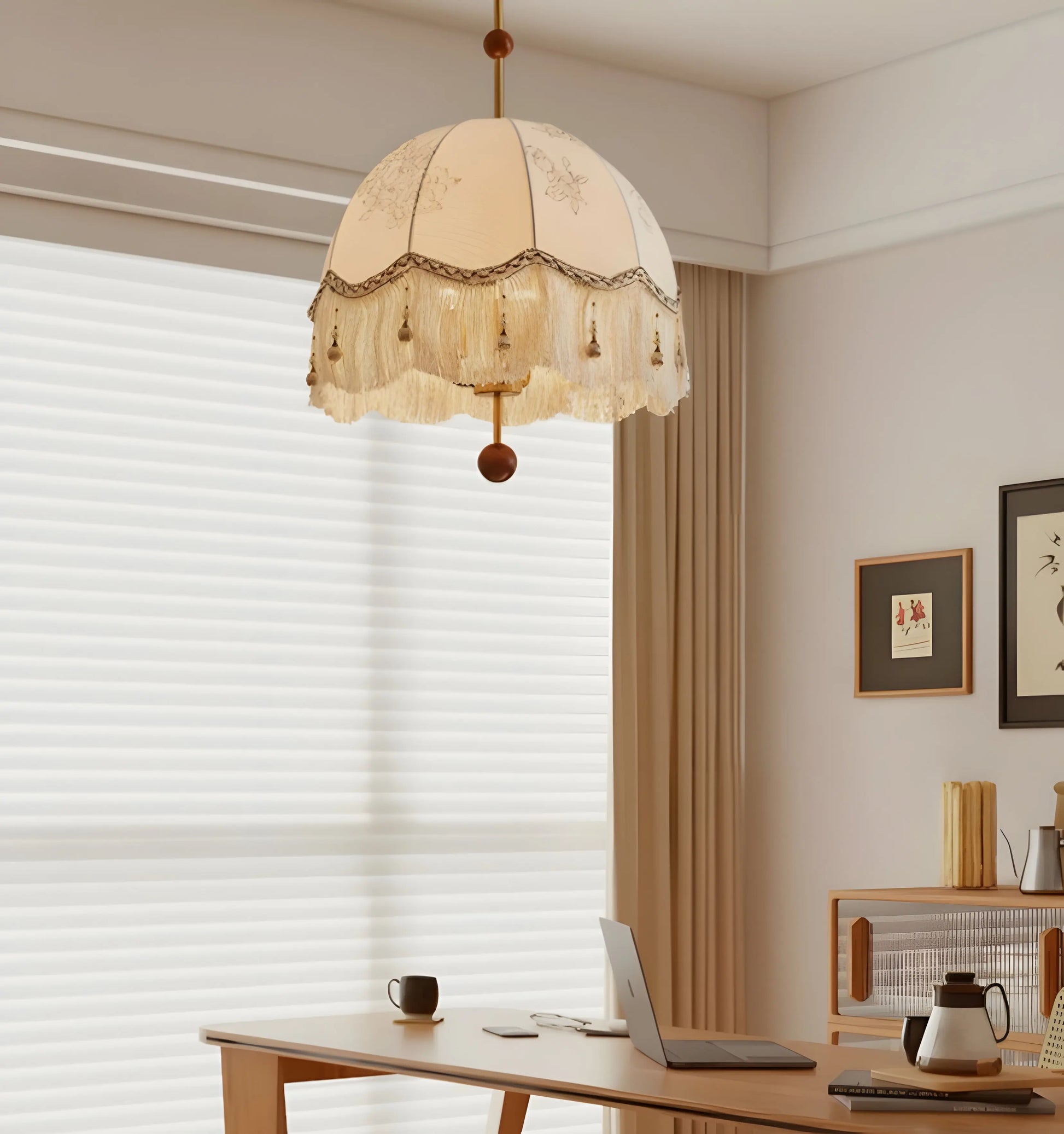 Frill Fringe Pendant Lamp - Yiarolight