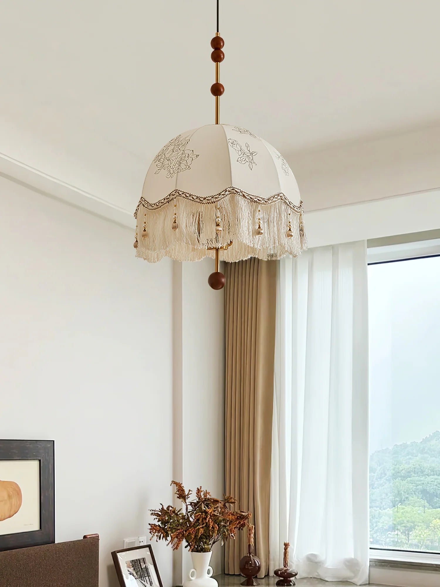 Frill Fringe Pendant Lamp - Yiarolight