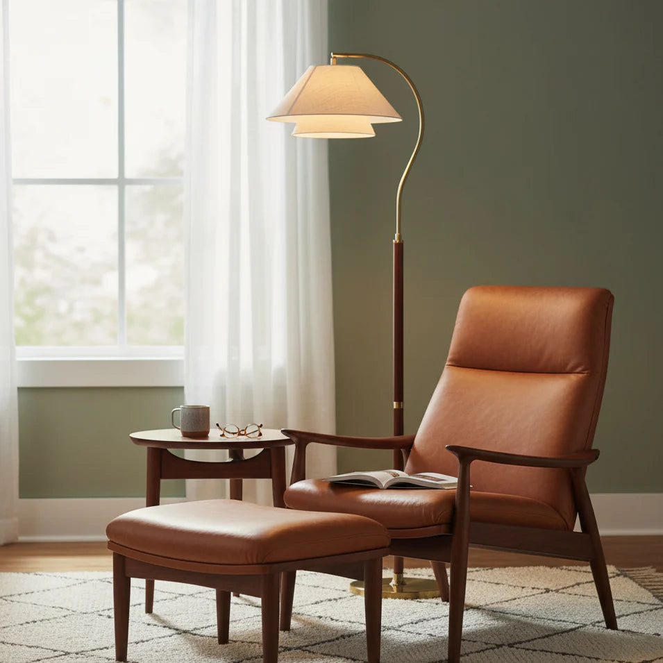 Garner Fabric Floor Lamp