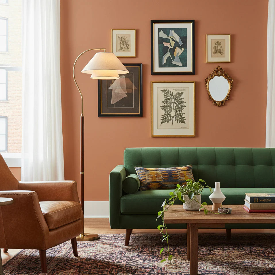 Garner Fabric Floor Lamp