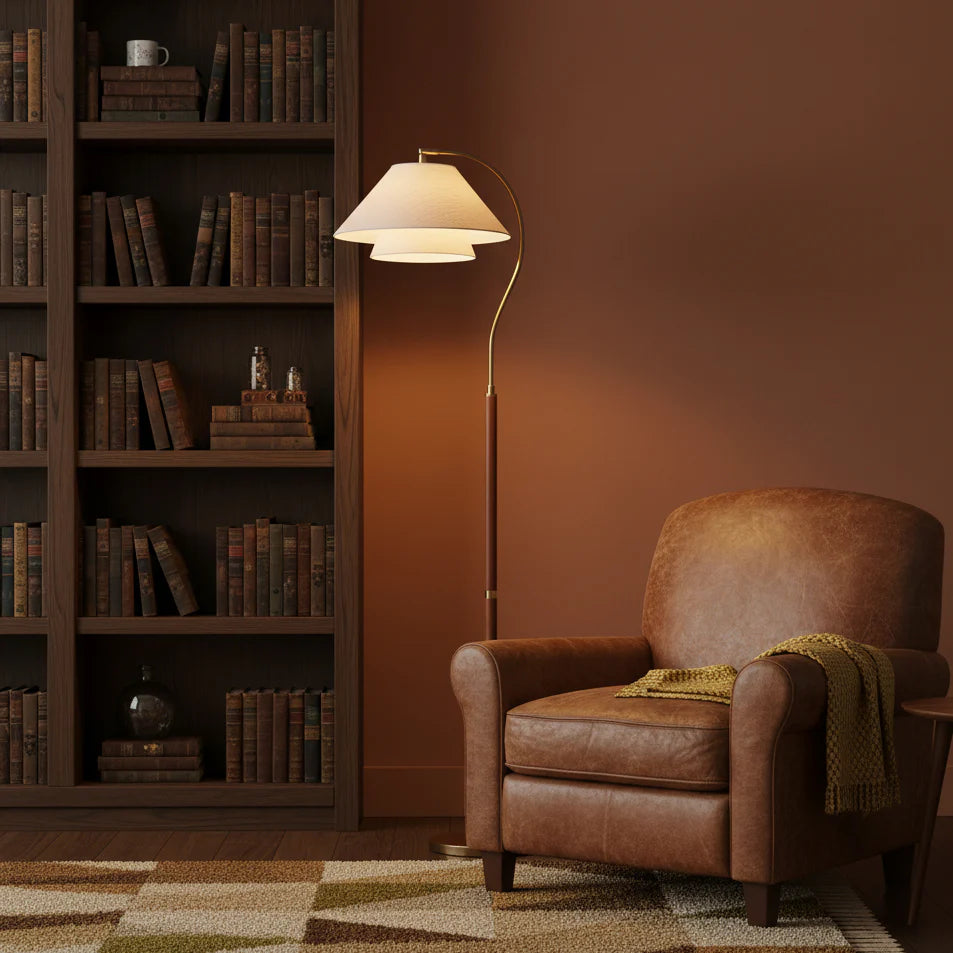 Garner Fabric Floor Lamp