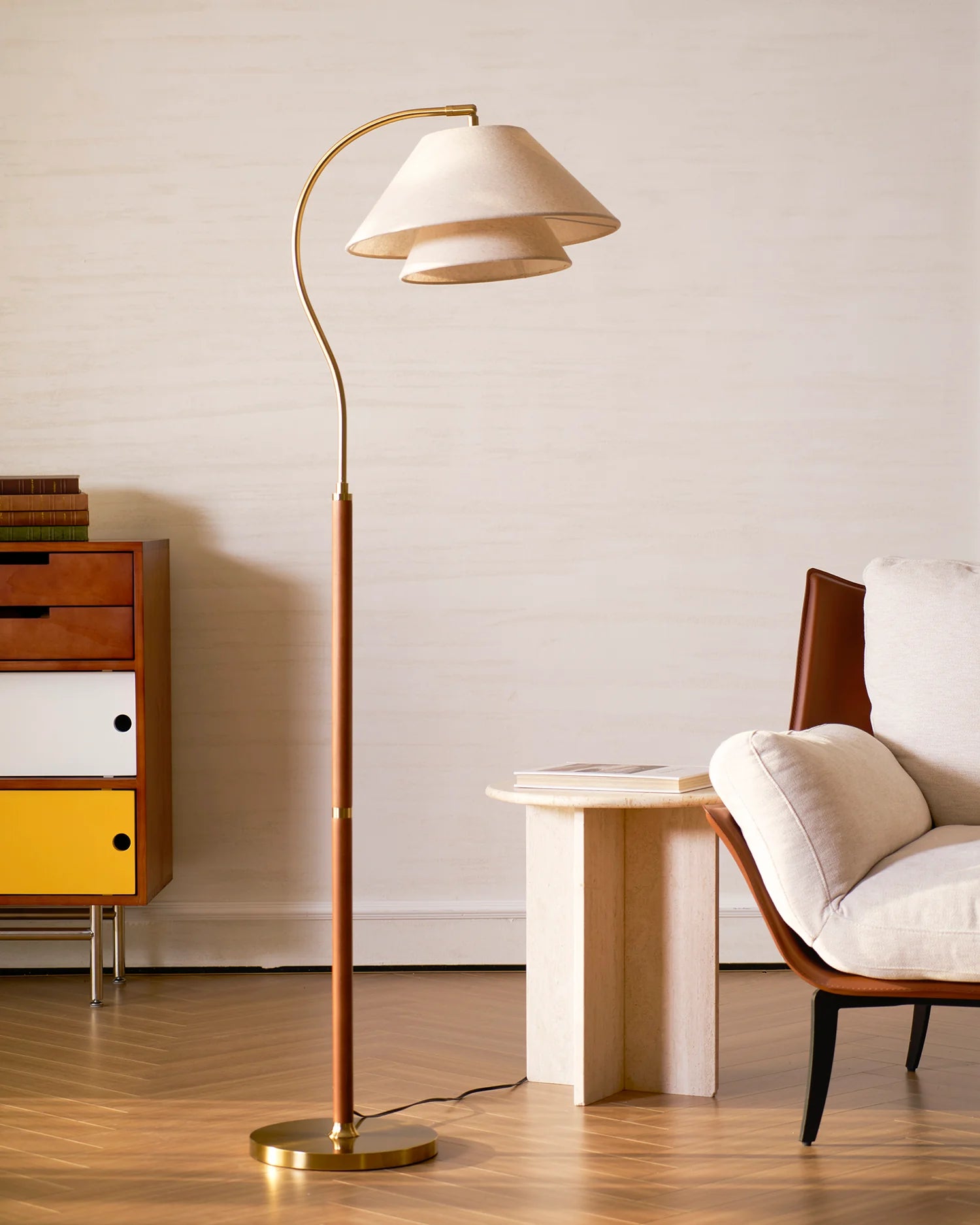 Garner Fabric Floor Lamp
