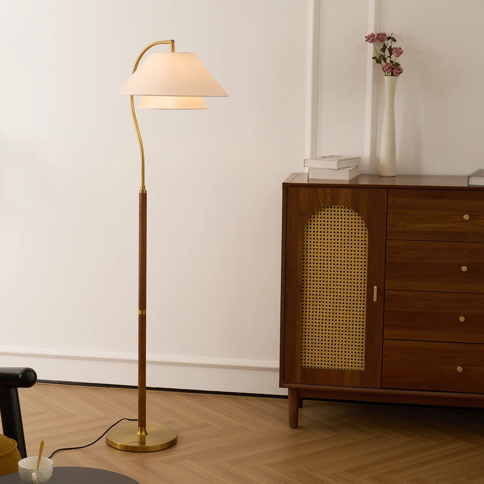 Garner Fabric Floor Lamp
