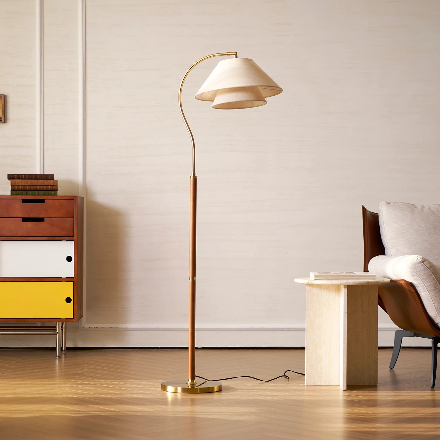 Garner Fabric Floor Lamp