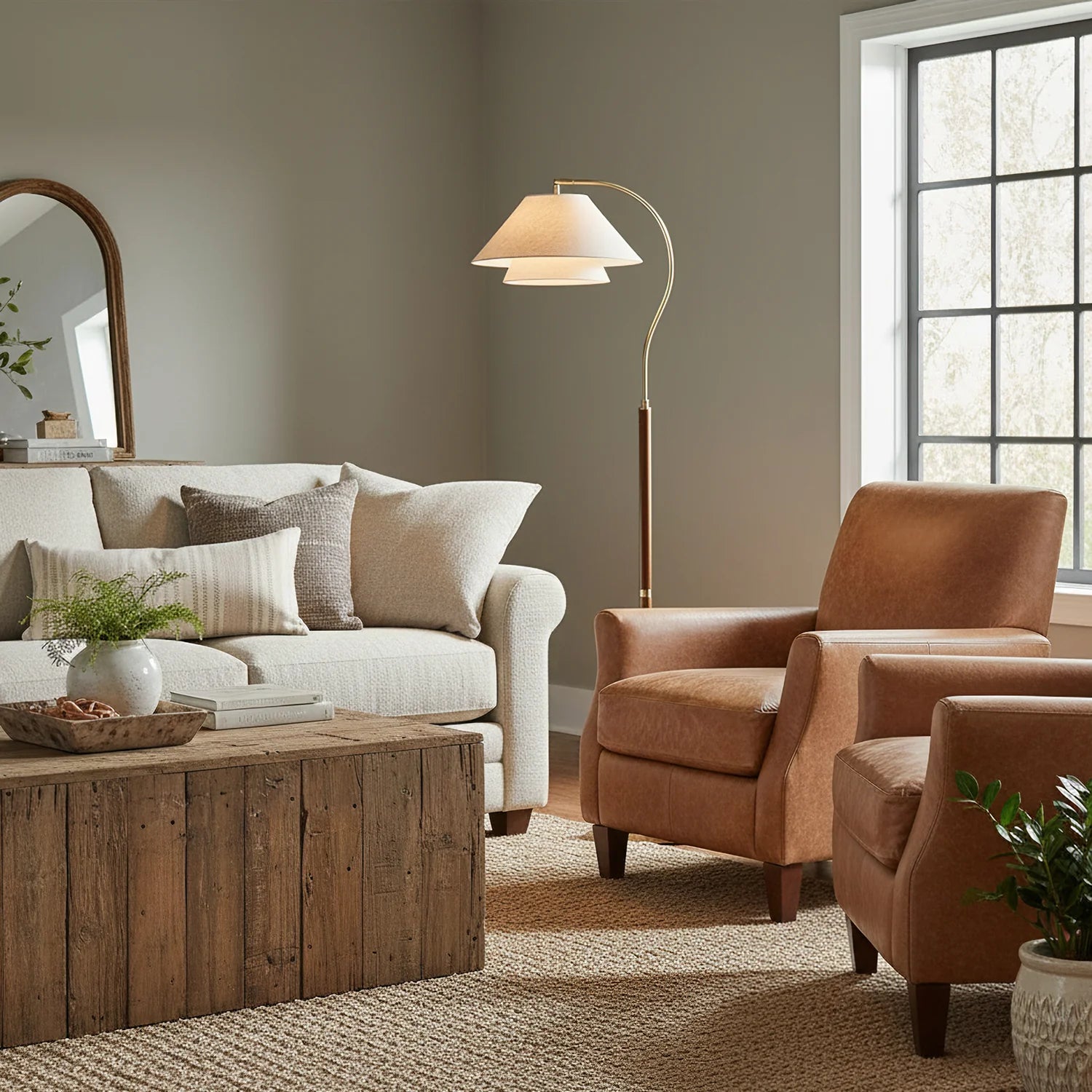Garner Fabric Floor Lamp