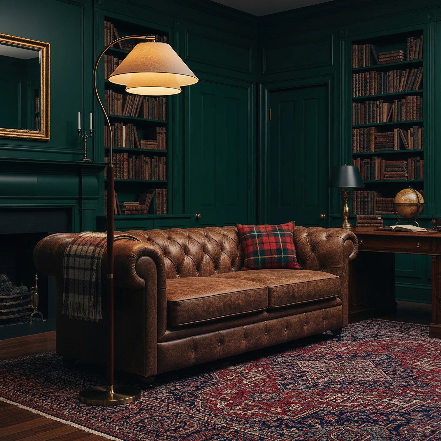 Garner Fabric Floor Lamp