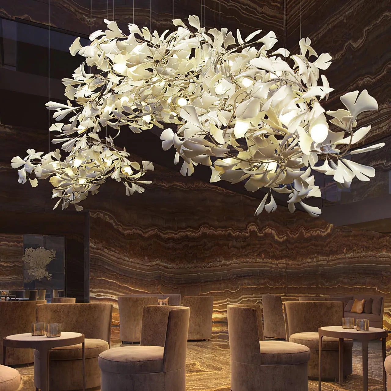 Gingko Chandelier B - Auraolight