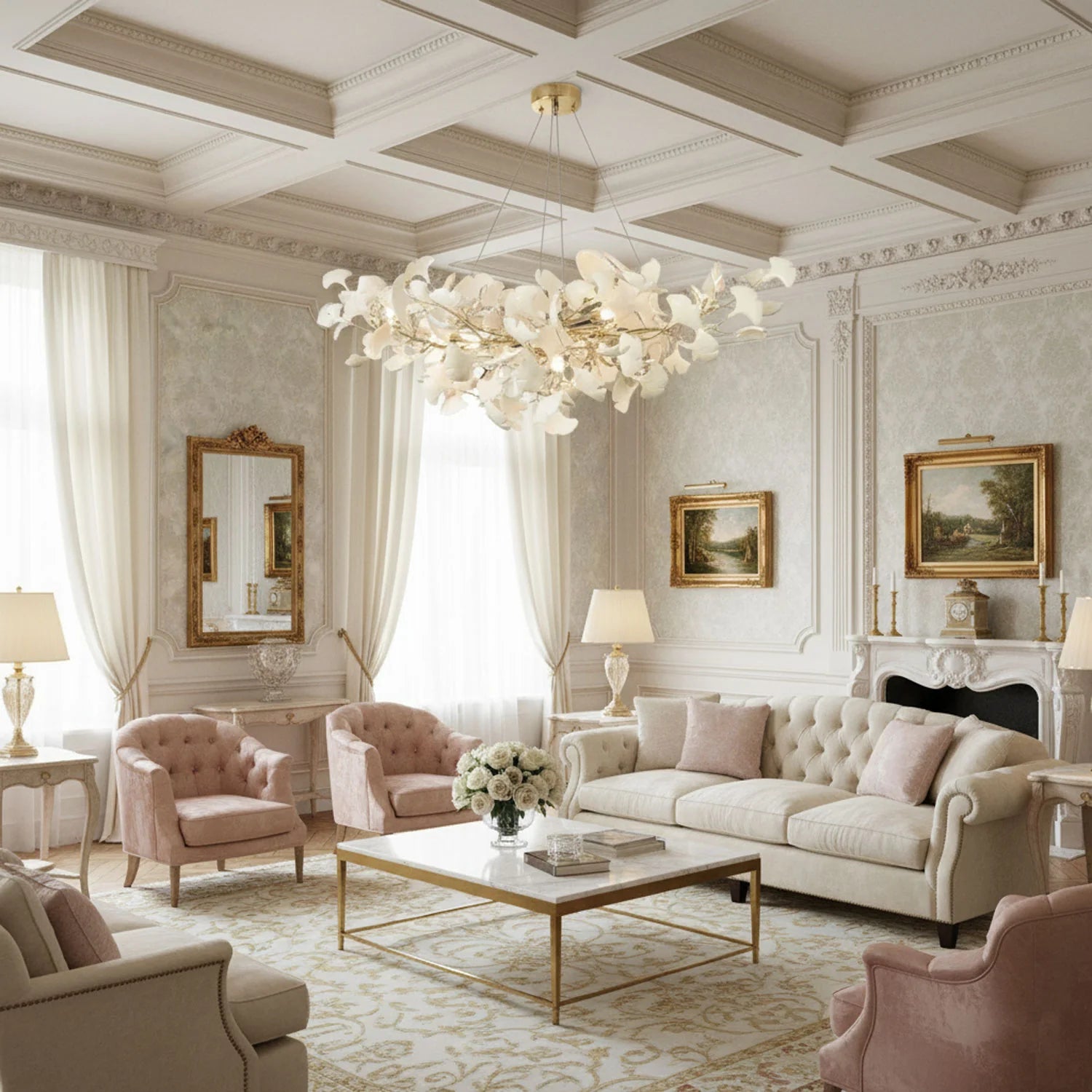 Gingko Chandelier B - Auraolight