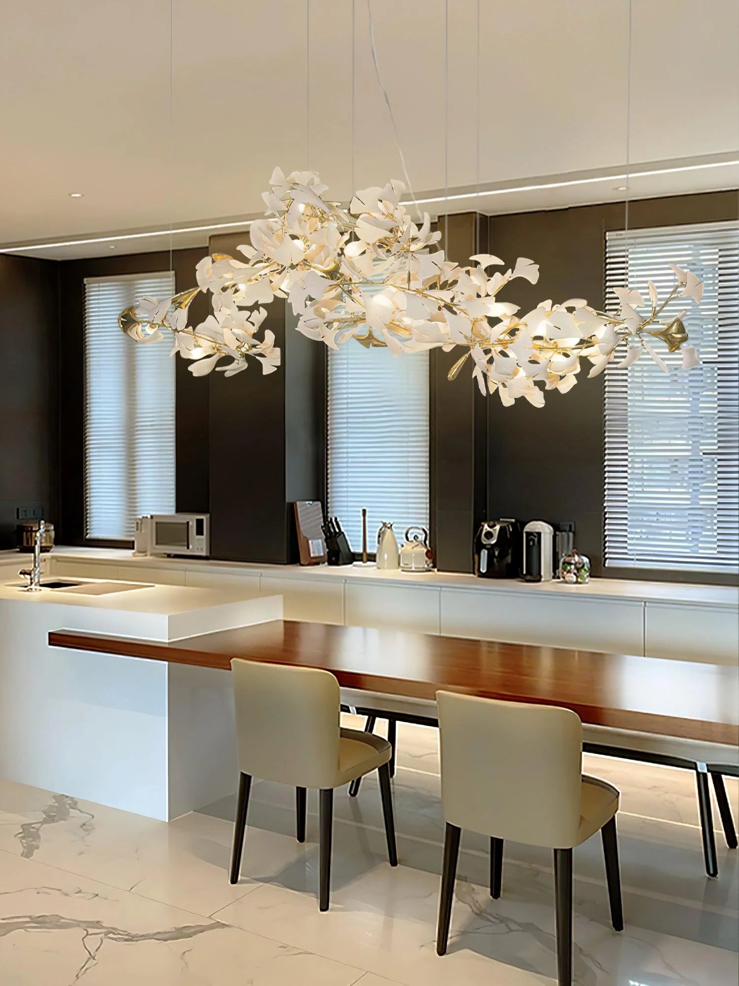 Gingko Chandelier B - Auraolight