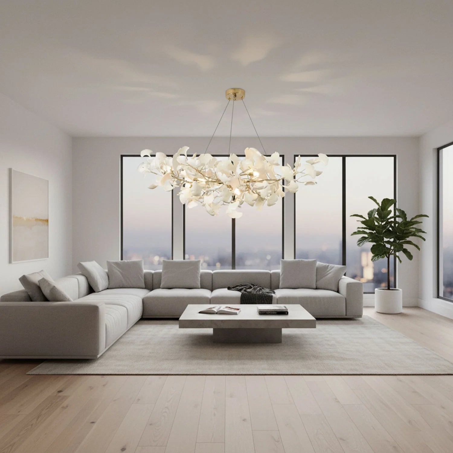 Gingko Chandelier B - Auraolight