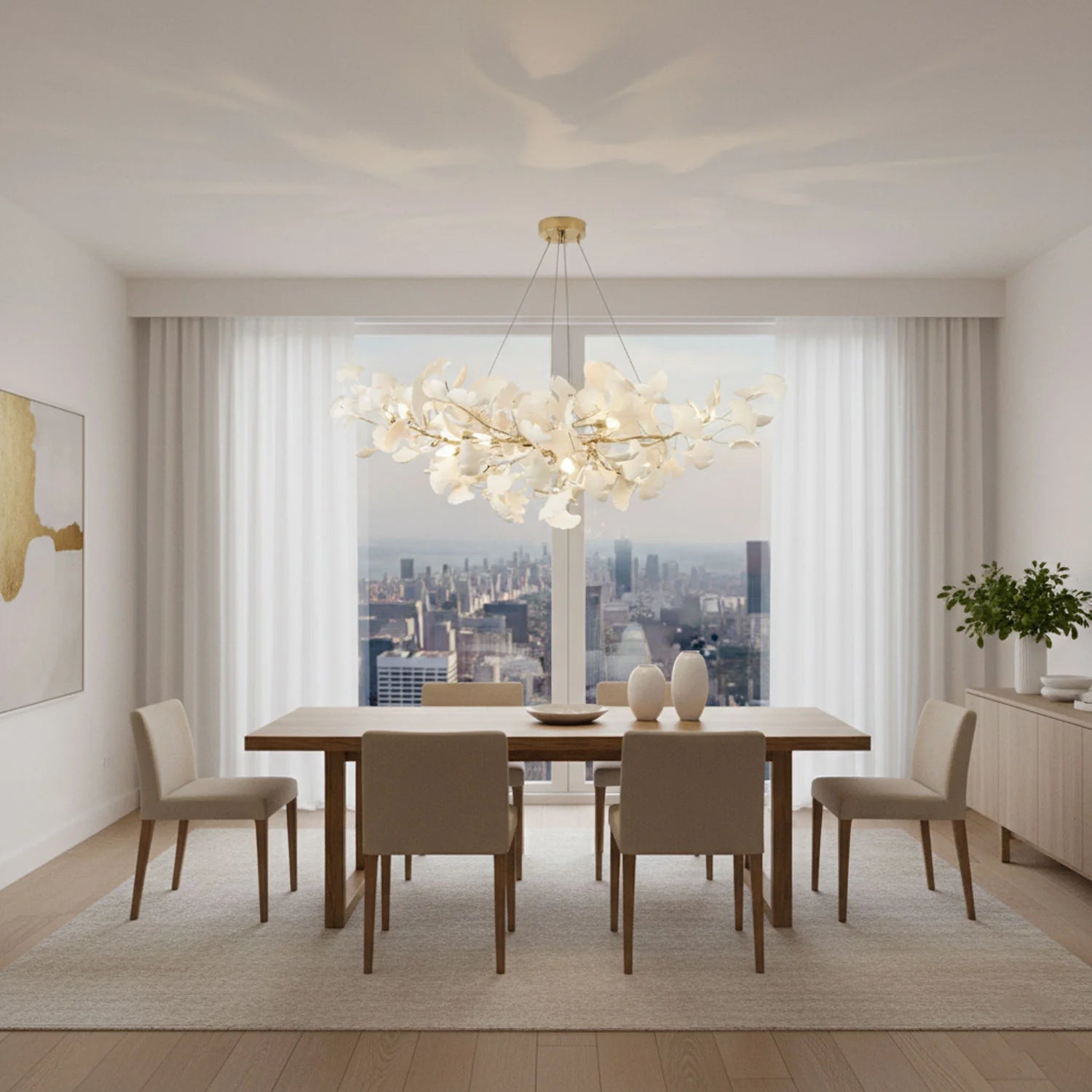 Gingko Chandelier B - Auraolight
