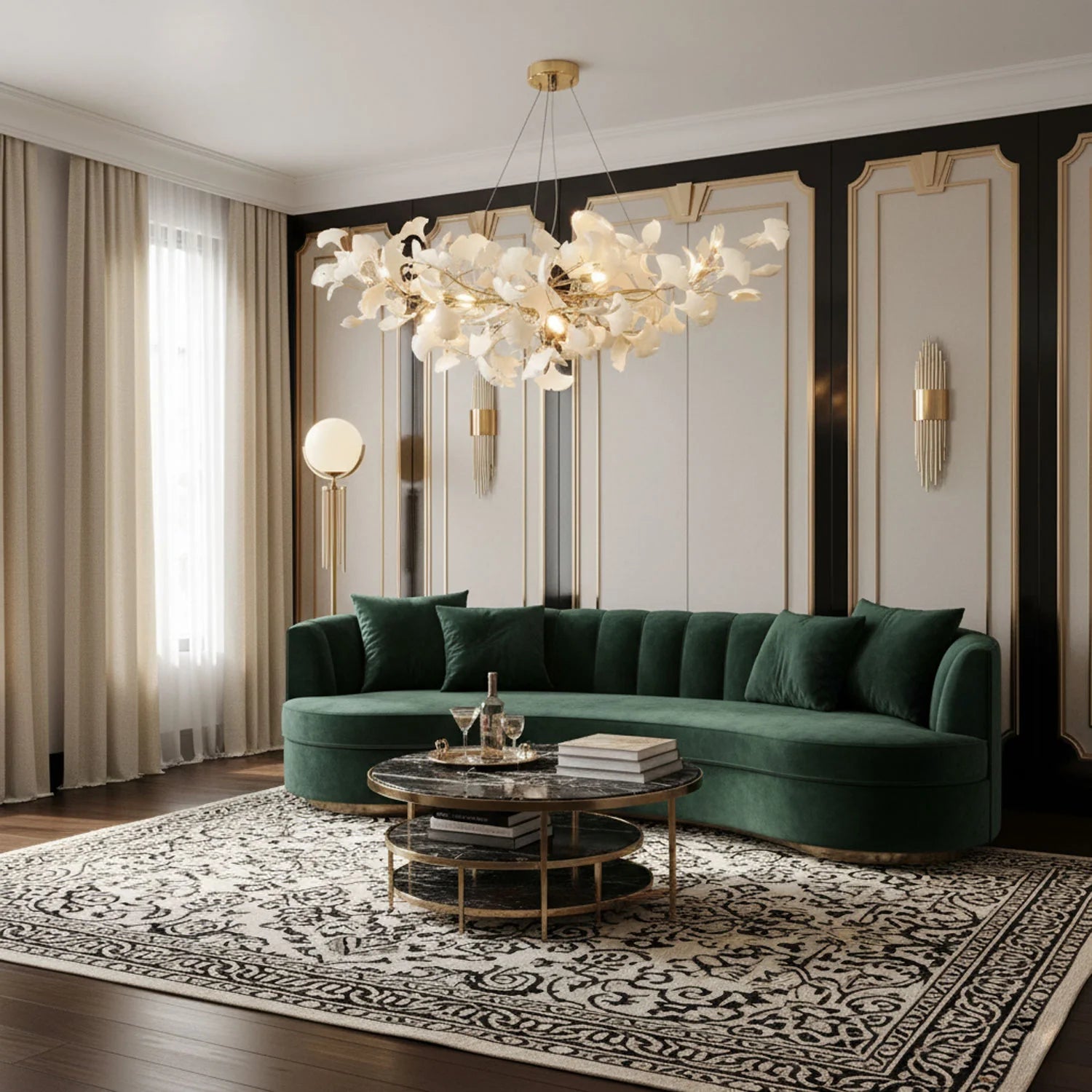 Gingko Chandelier B - Auraolight