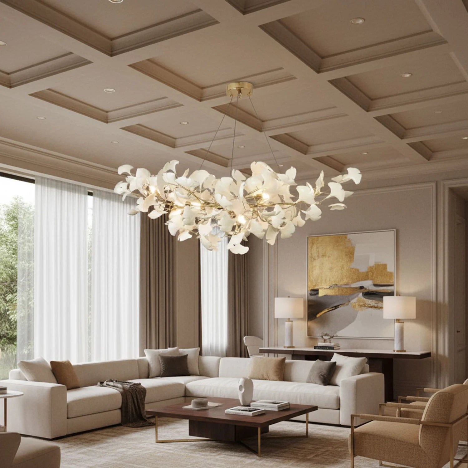 Gingko Chandelier B - Auraolight
