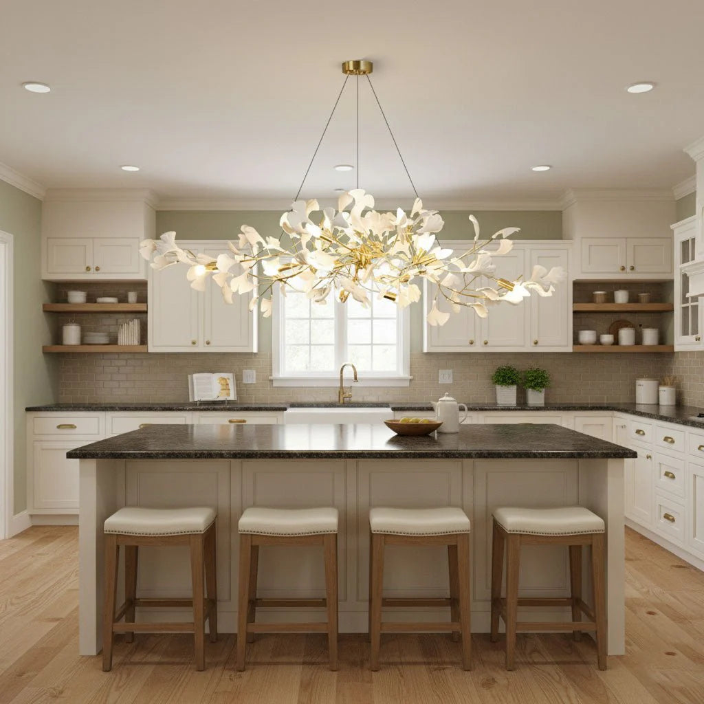 Gingko Chandelier I