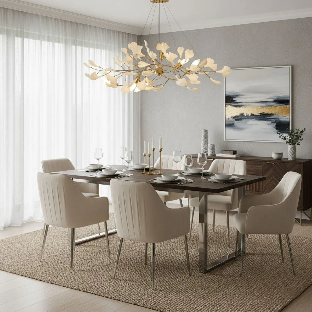 Gingko Chandelier I