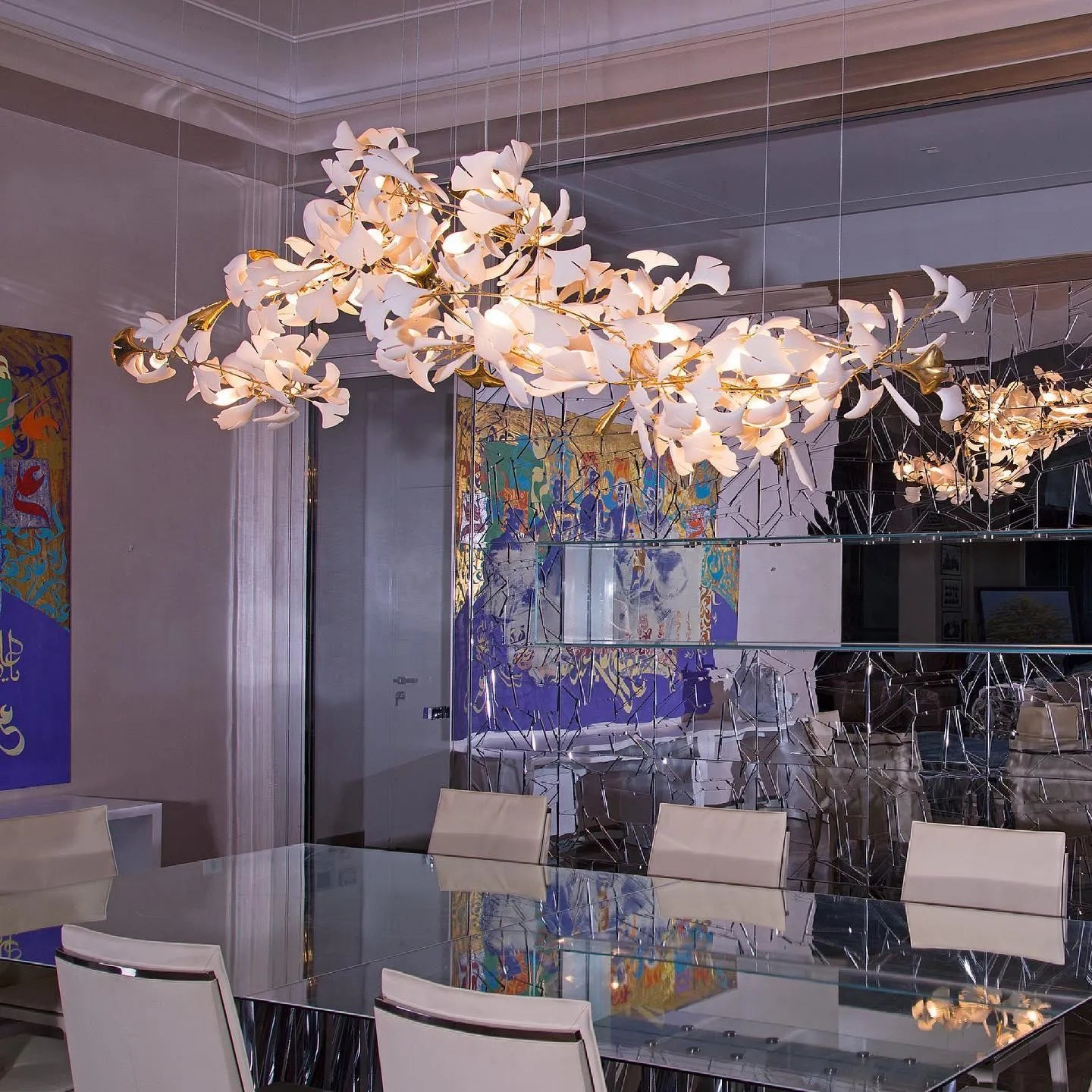 Gingko Chandelier E - Yiarolight