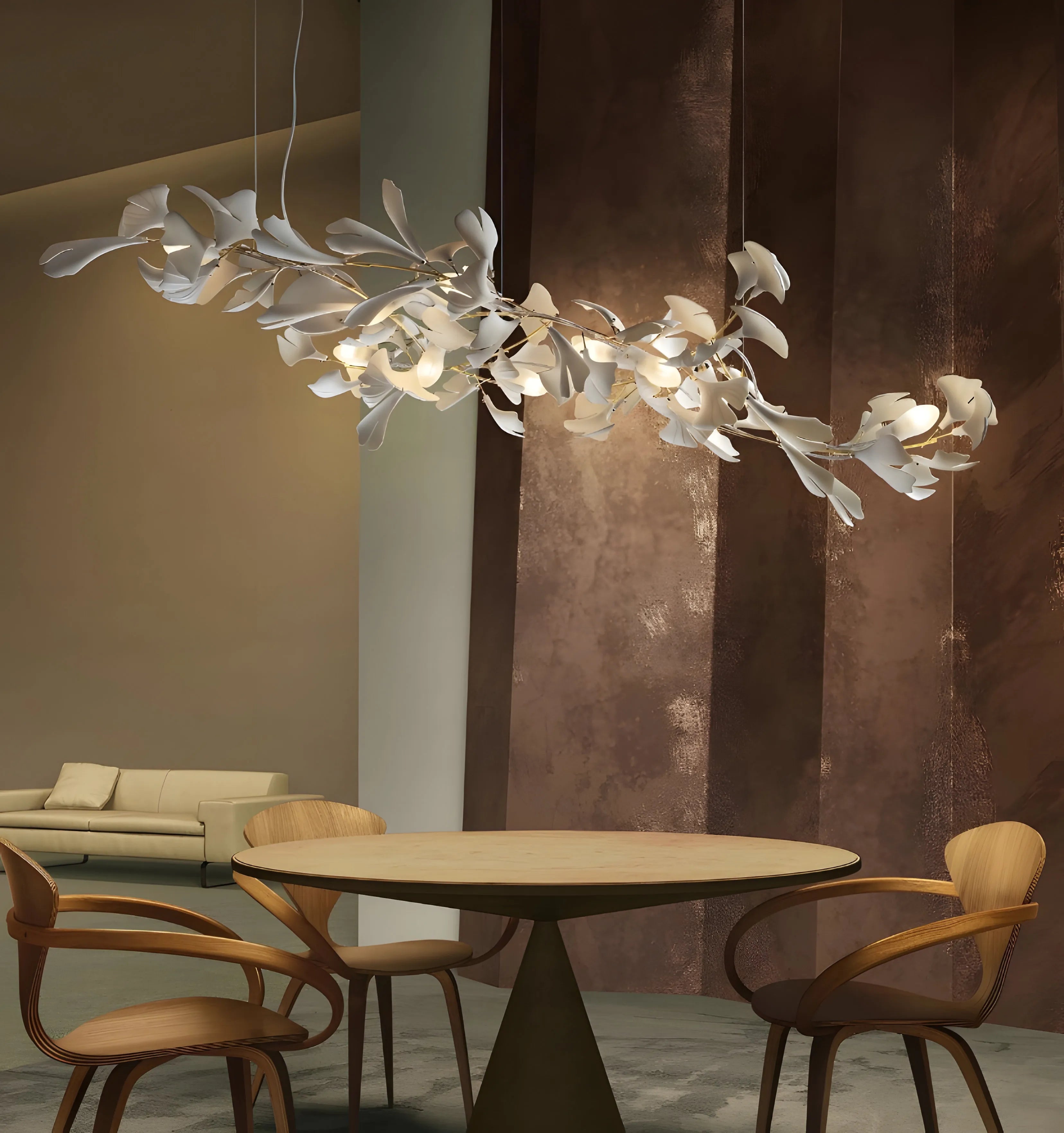 Gingko Chandelier E - Yiarolight