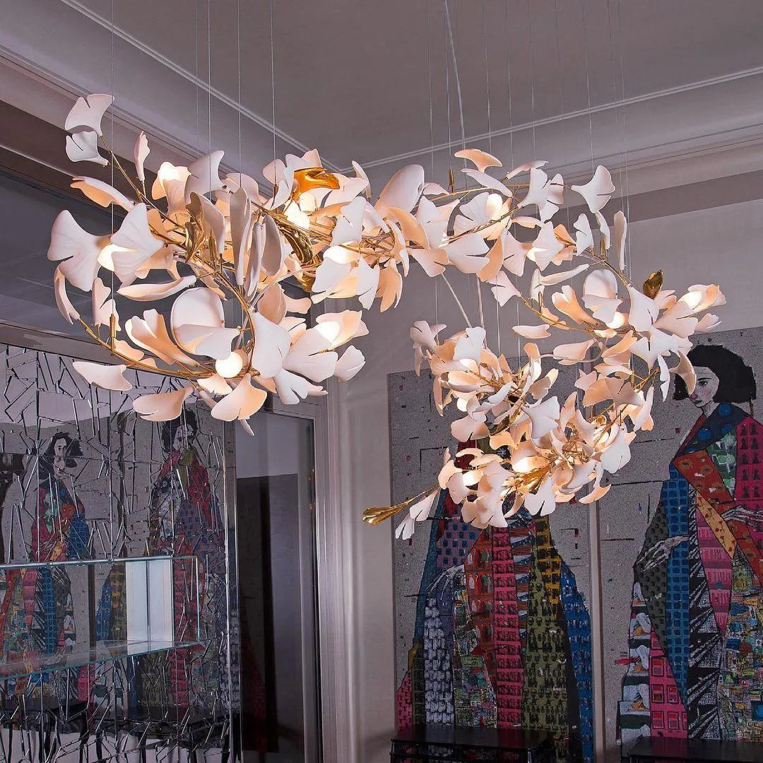 Gingko Chandelier E - Yiarolight