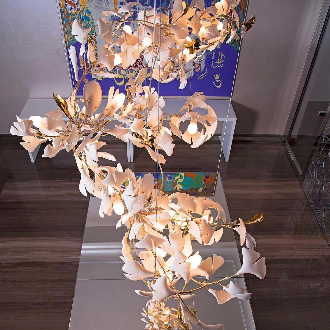 Gingko Chandelier E - Yiarolight