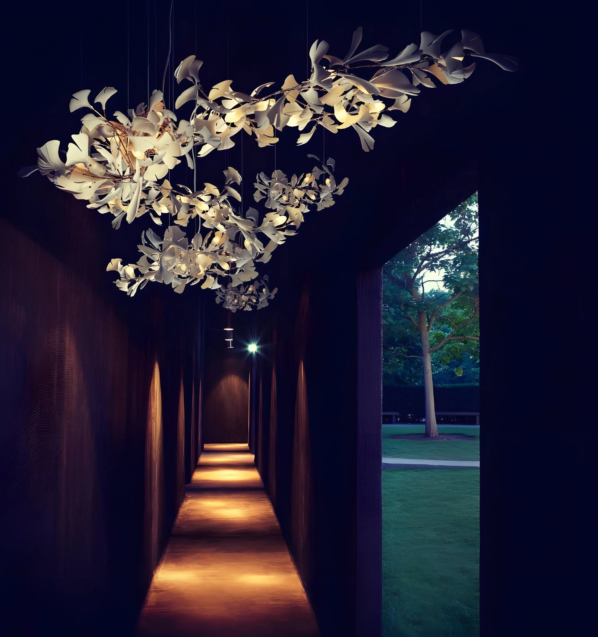 Gingko Chandelier E - Yiarolight