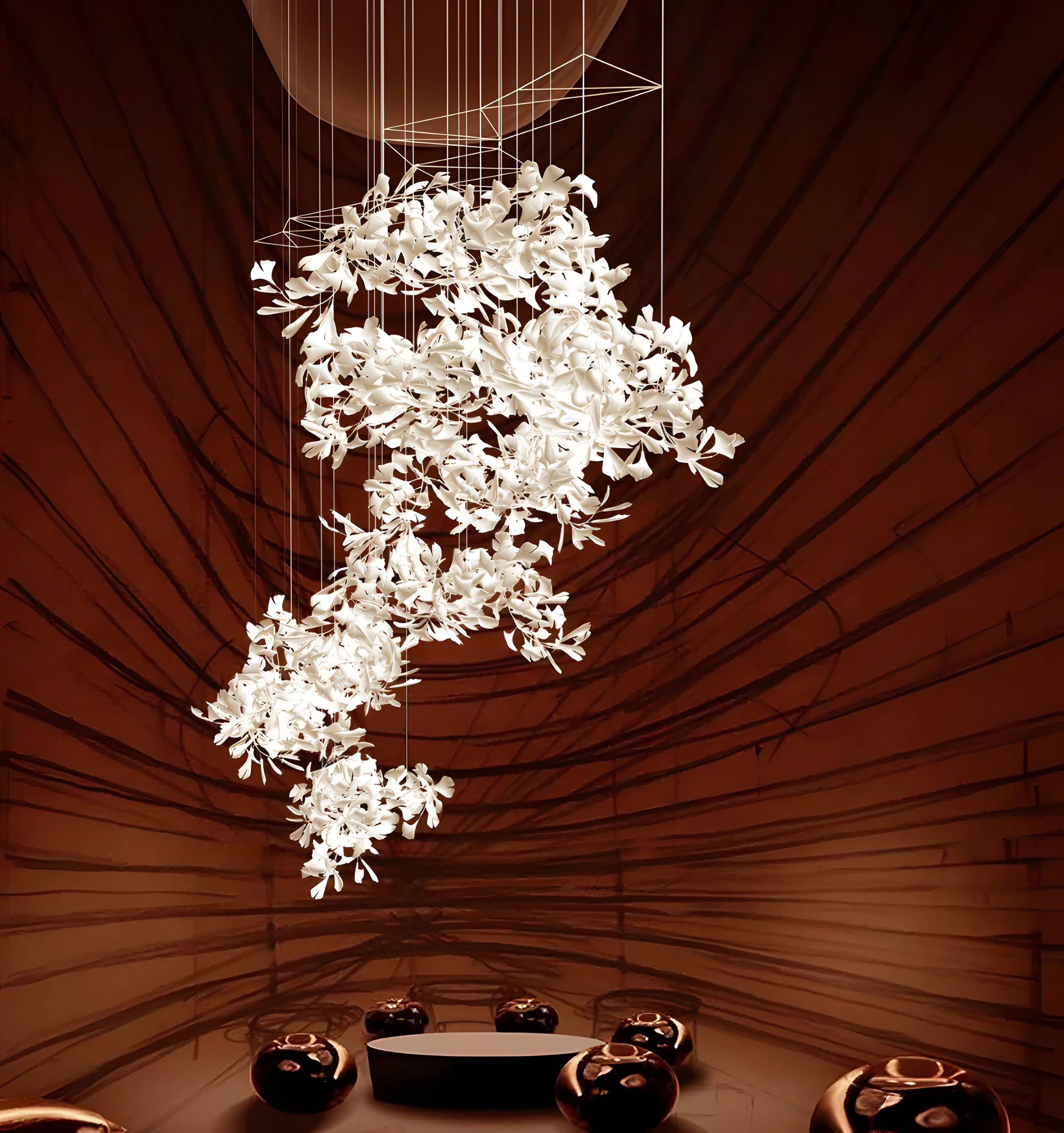 Gingko Chandelier F - Yiarolight