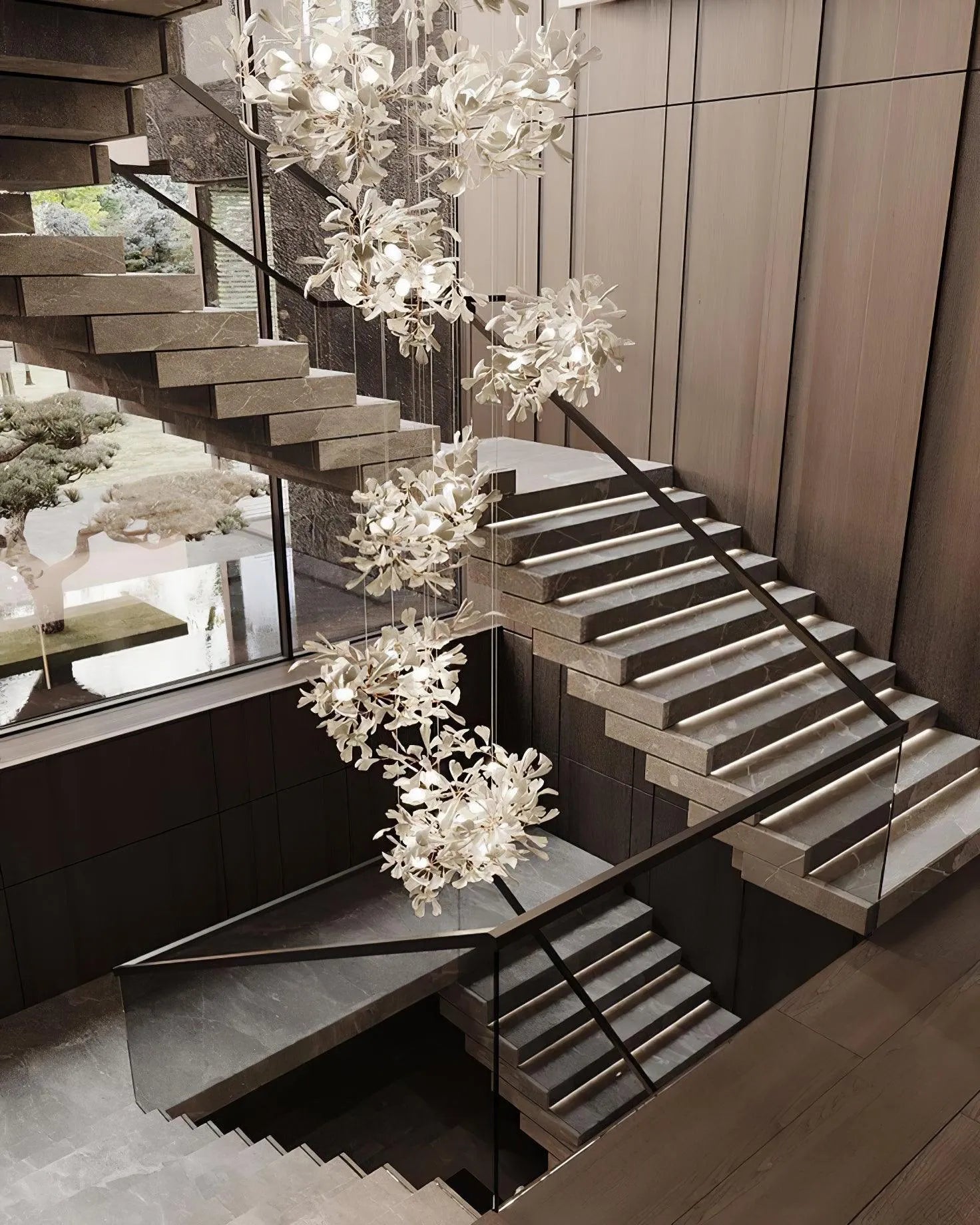 Gingko Chandelier F - Yiarolight