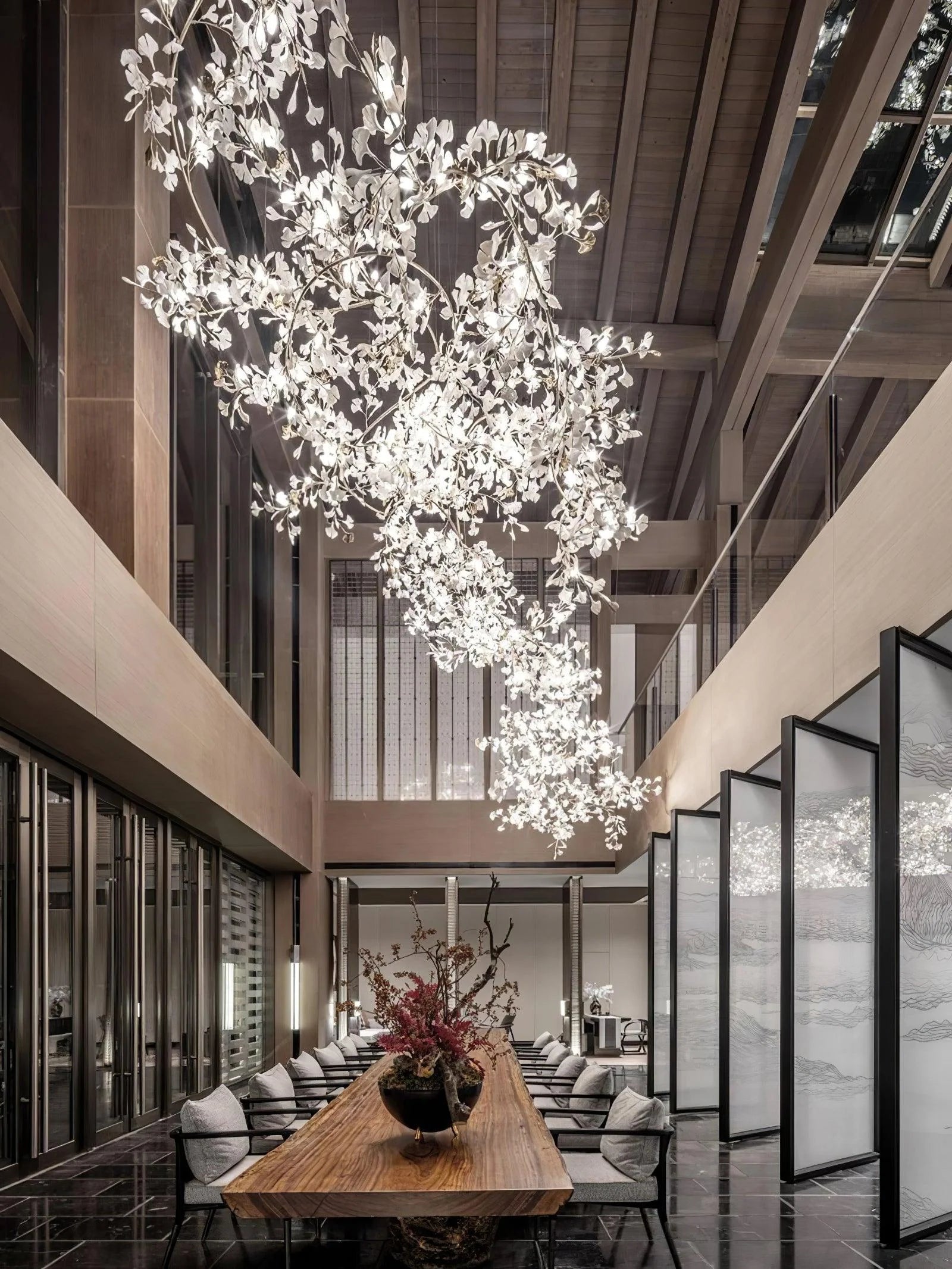 Gingko Chandelier F - Yiarolight