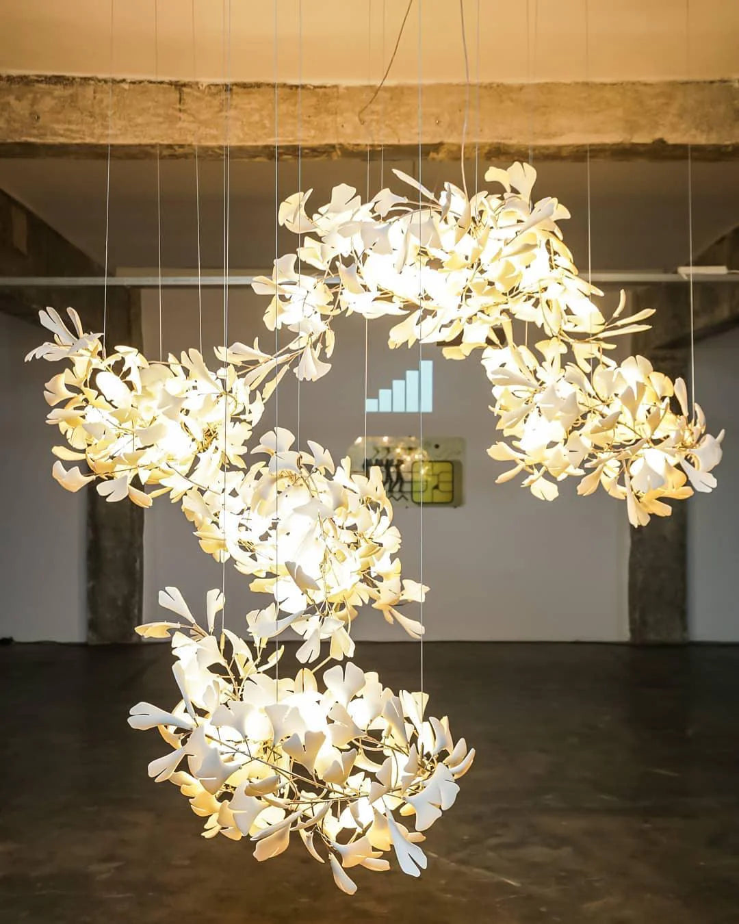 Gingko Chandelier F - Yiarolight