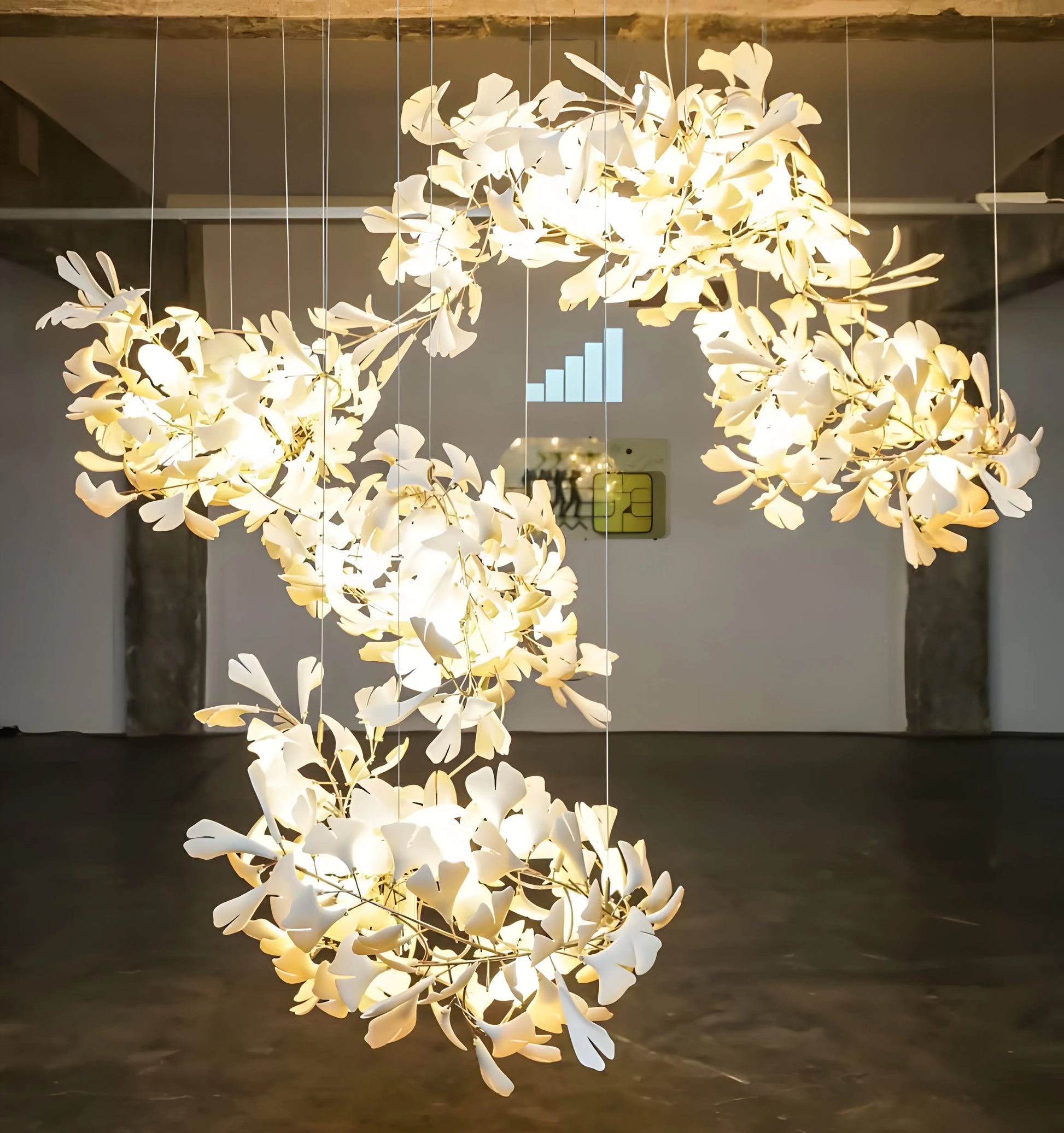 Gingko Chandelier F - Yiarolight