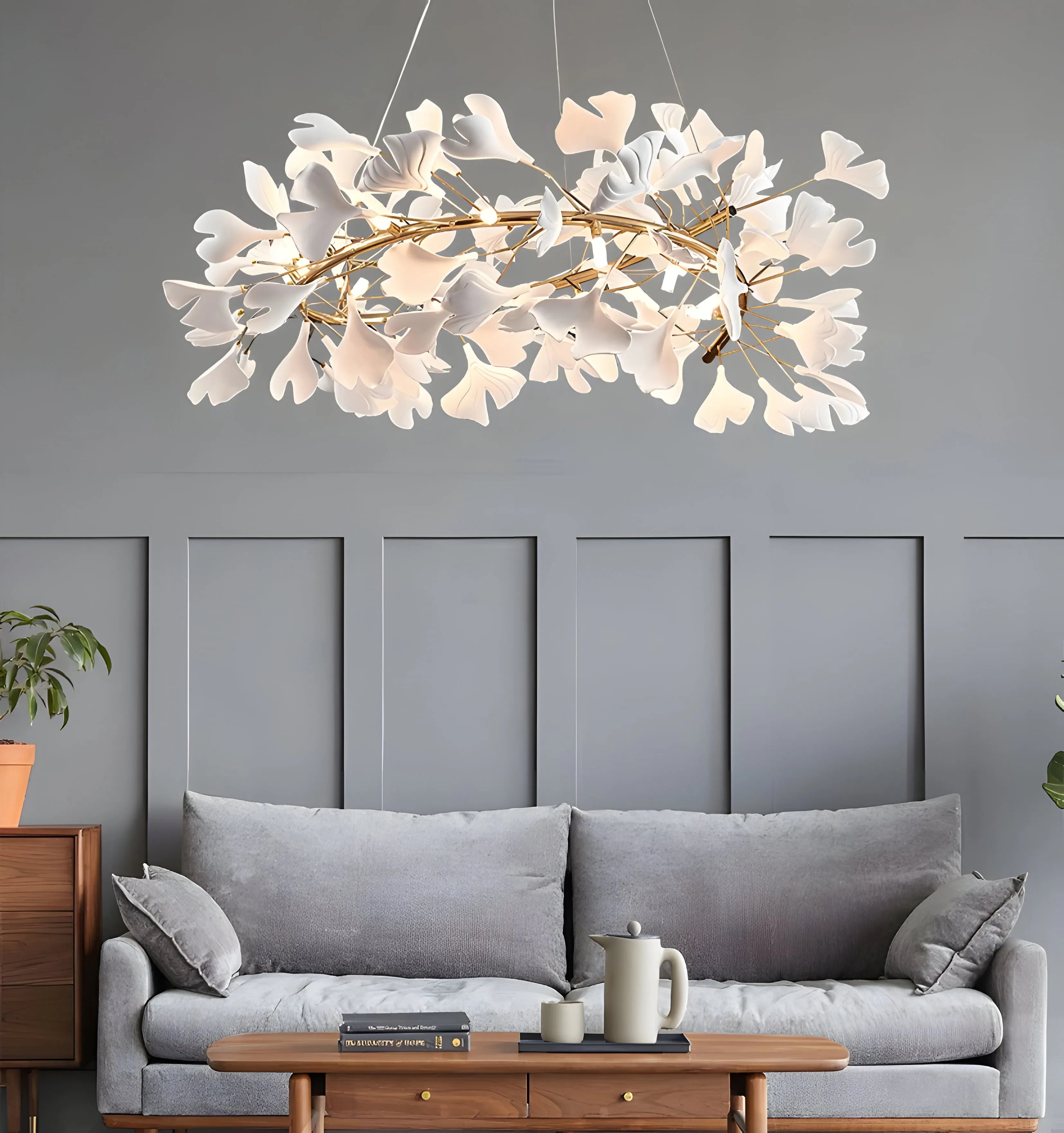 Gingko Chandelier U - Yiarolight