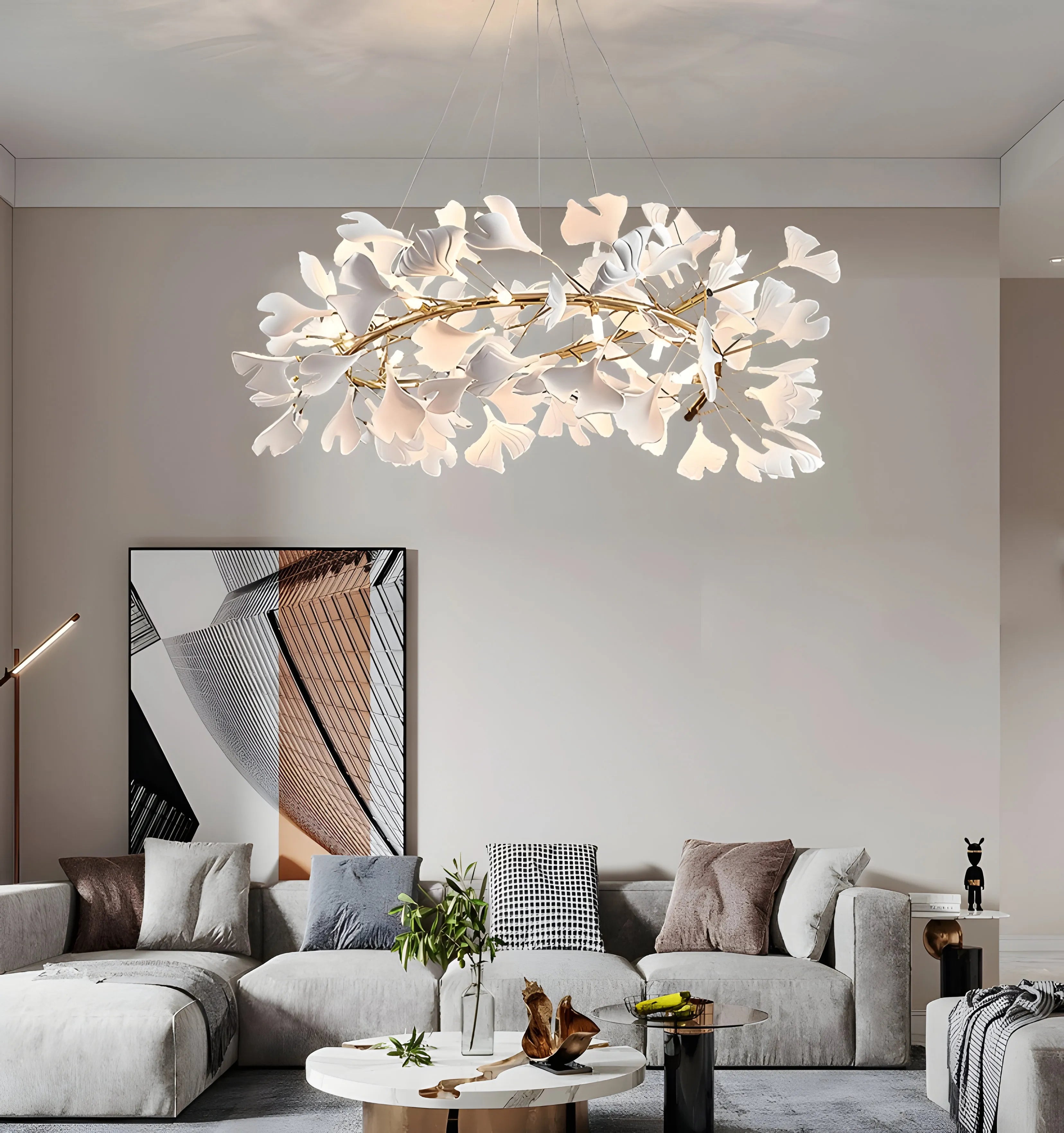 Gingko Chandelier U - Yiarolight