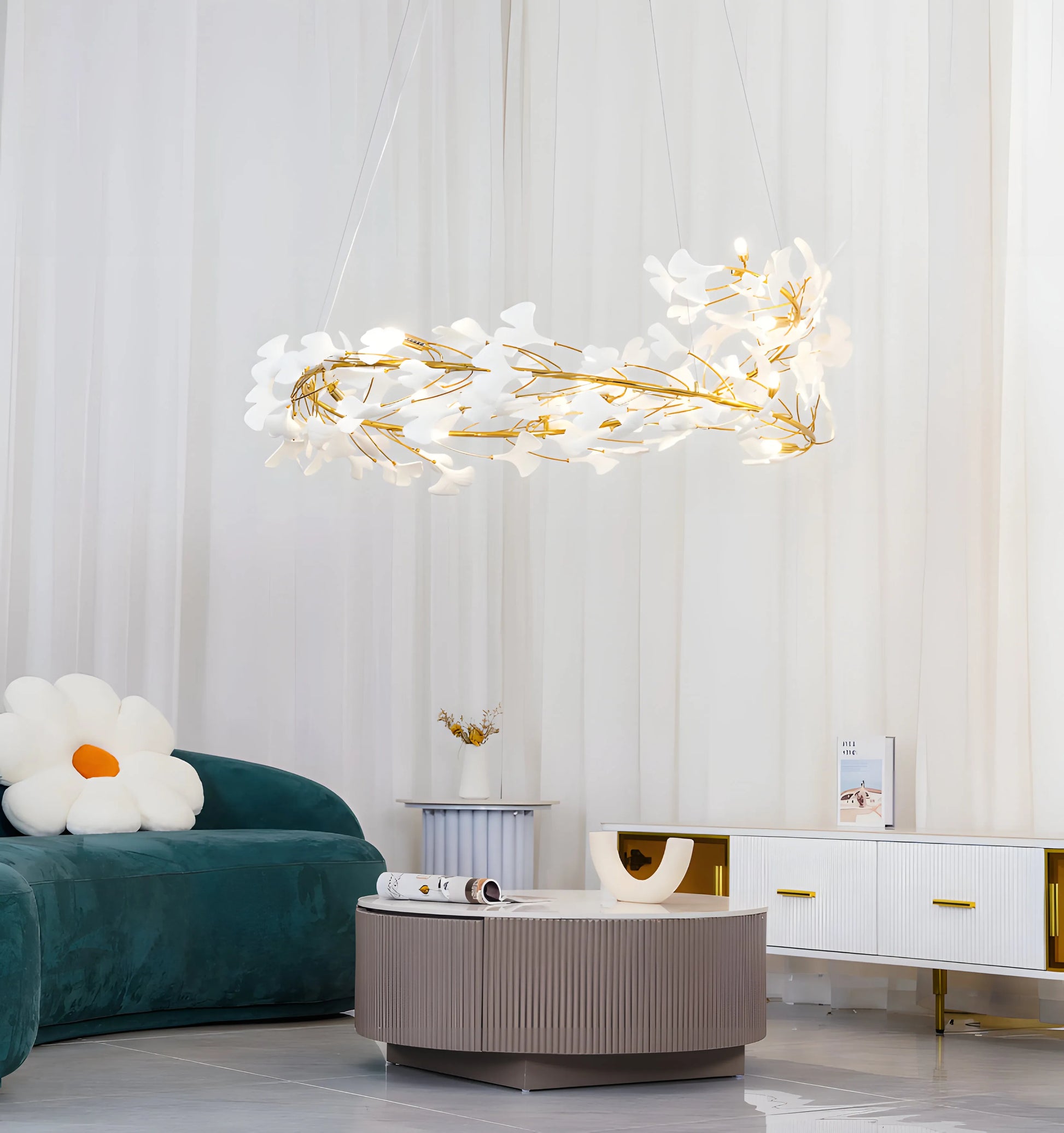 Gingko Chandelier U - Yiarolight