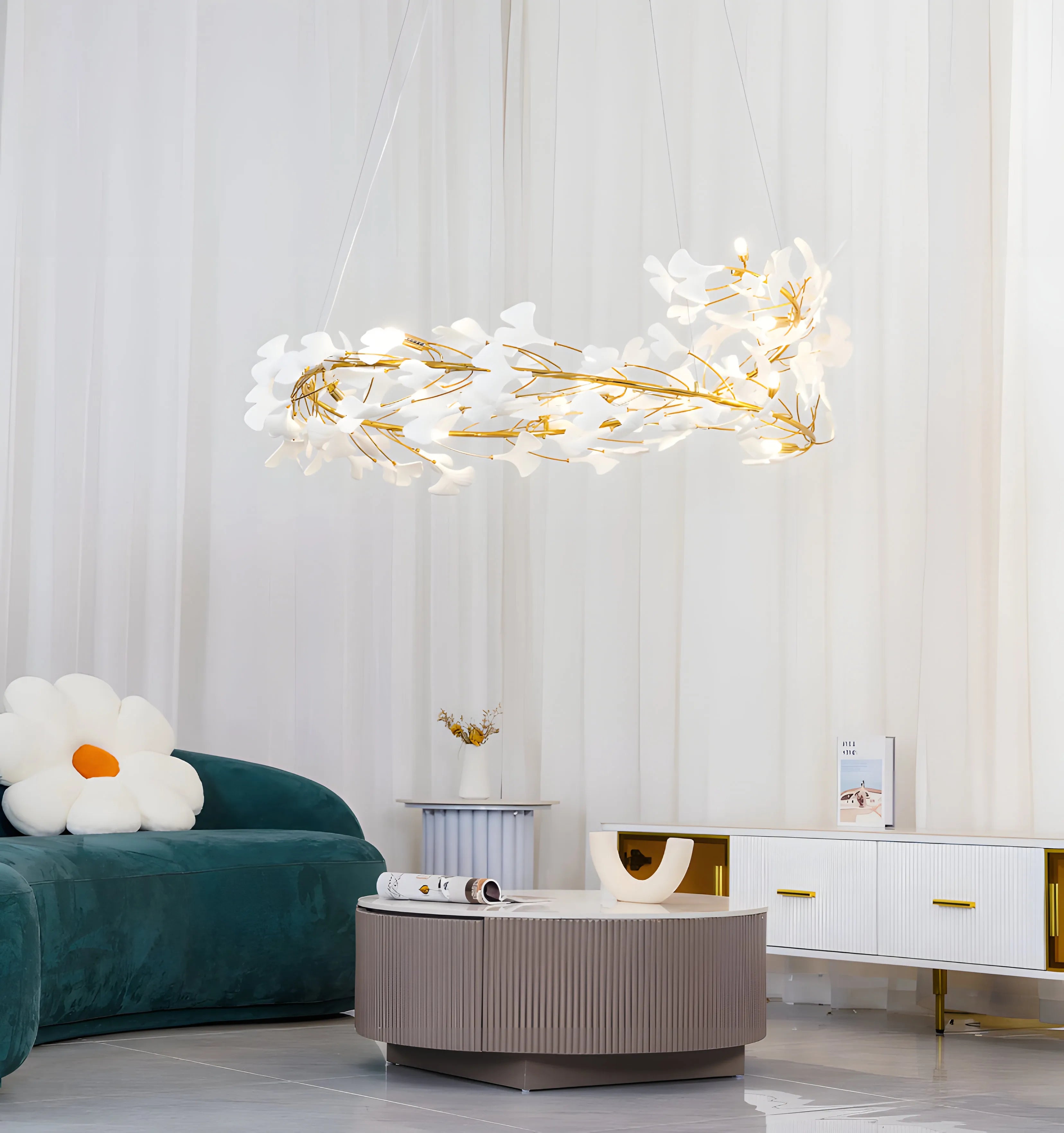 Gingko Chandelier U - Yiarolight