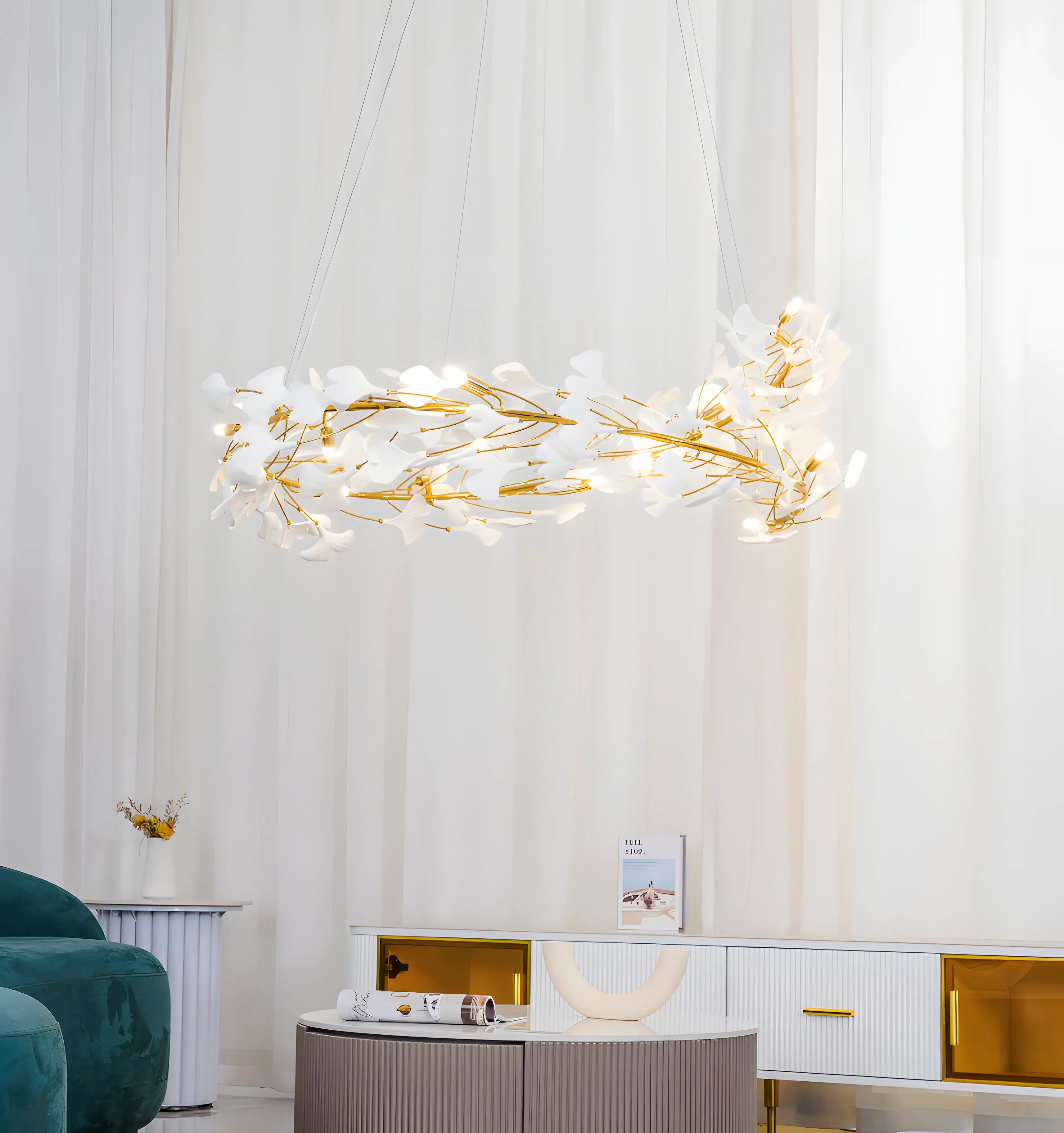 Gingko Chandelier U - Yiarolight